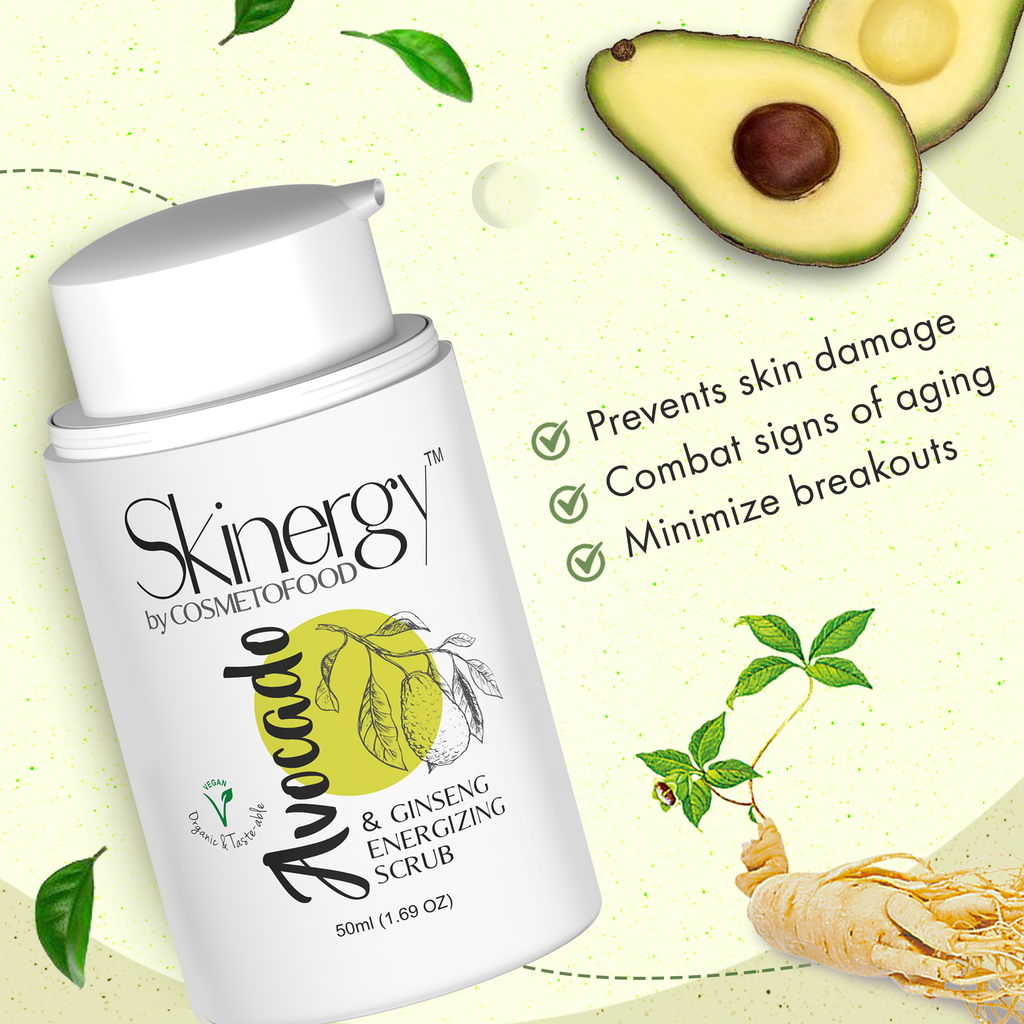 AVOCADO & GINSENG ENERGIZING SCRUB 50 ML