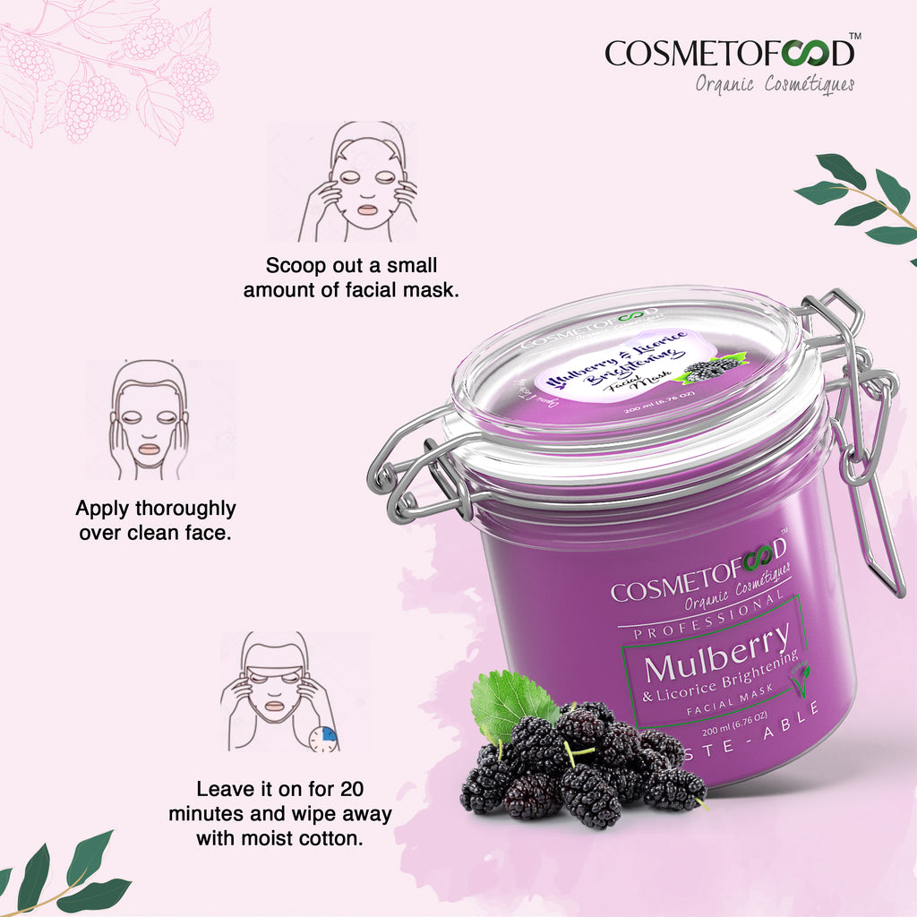 MULBERRY & LICORICE BRIGHTENING FACIAL MASK 200 ML