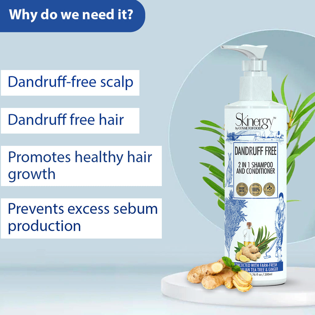 Dandruff Free 2 in 1 Shampoo and Conditioner 200 ML