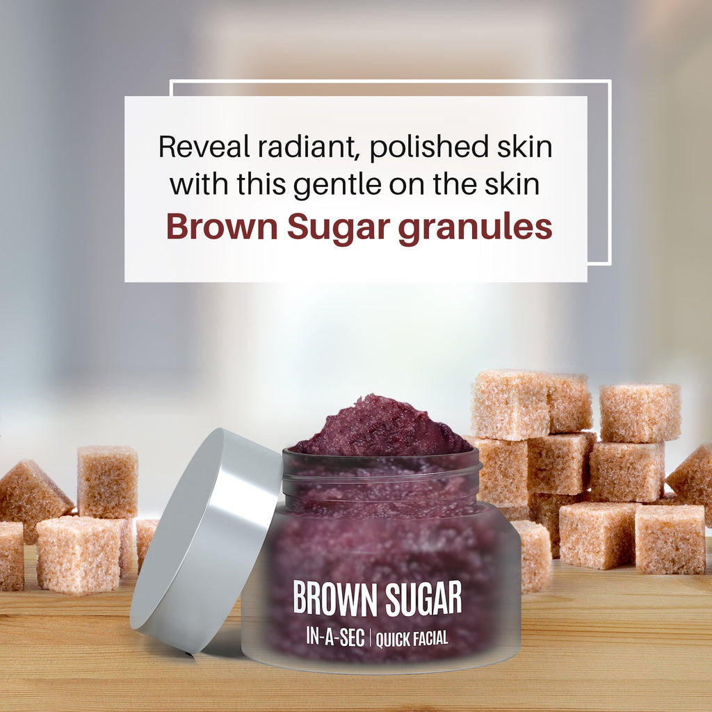 BIOGLAM-Brown Sugar In-A-Sec Quick Facial 50gm
