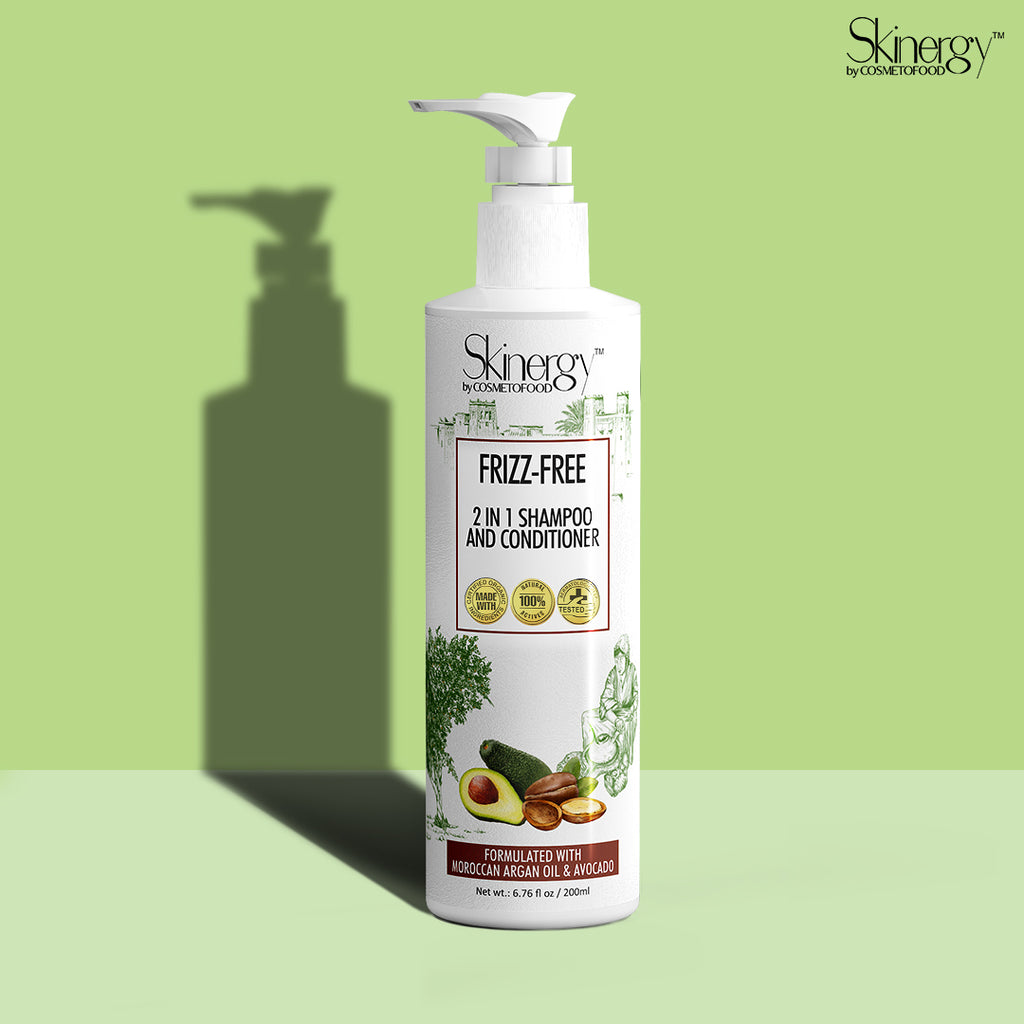 Skinergy Frizz-Free 2 in 1 Shampoo And Conditioner 200ML