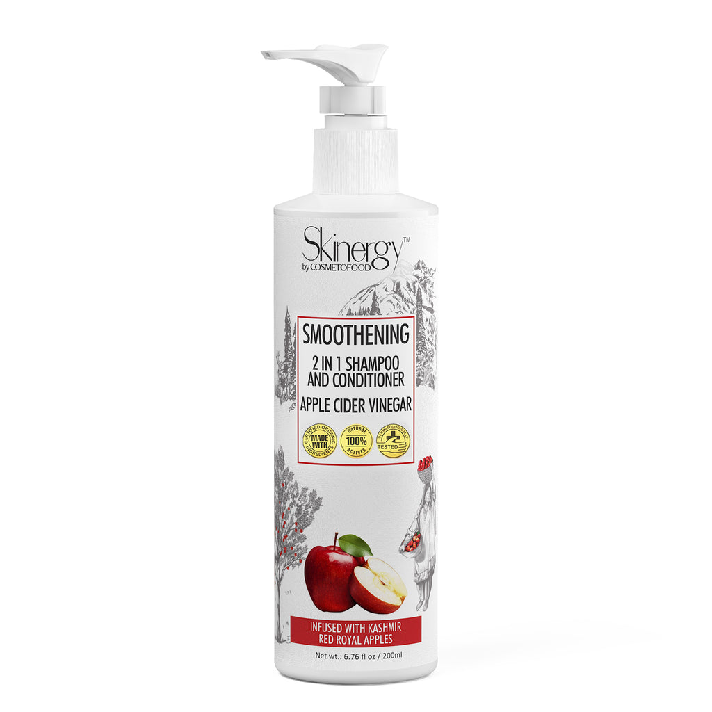 Skinergy Smoothening 2 in 1 Shampoo And Conditioner Apple Cider Vinegar 200ML