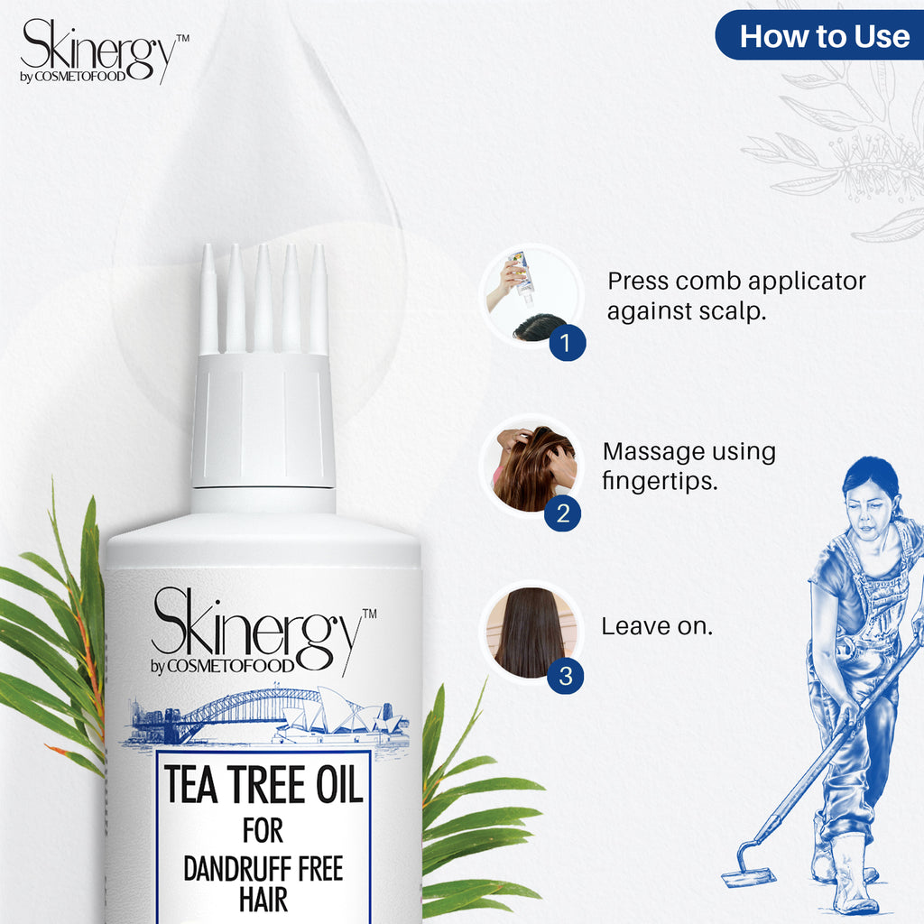 Skinergy Tea Tree Oil For Dandruff Free Hair 200ML