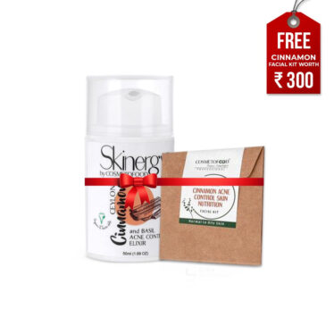 Ceylon Cinnamon and Basil acne Control Elixir - Cosmetofood Organics