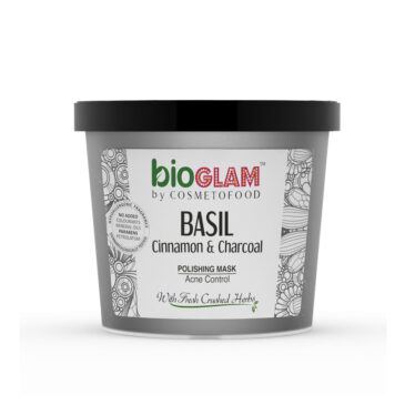 BASIL, CINNAMON & CHARCOAL POLISHING MASK 100 ML